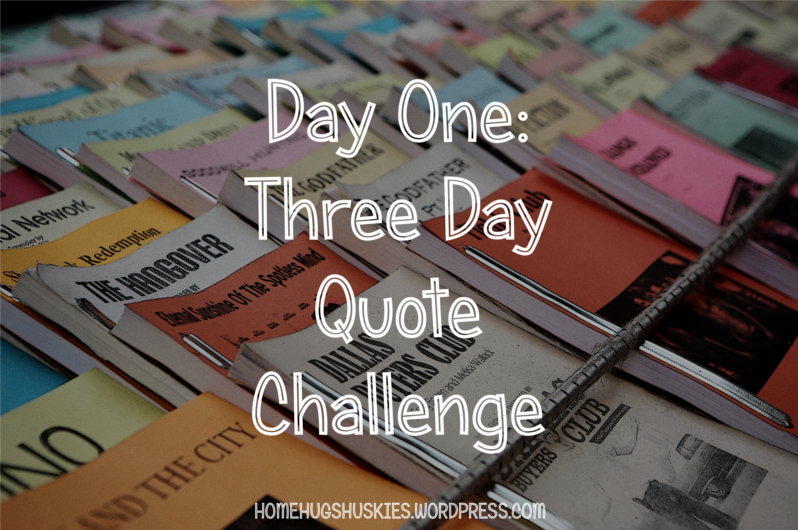 Image result for 3 day 3 quotes challenge